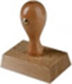 Holzstempel 50 mm 7 Zeilen